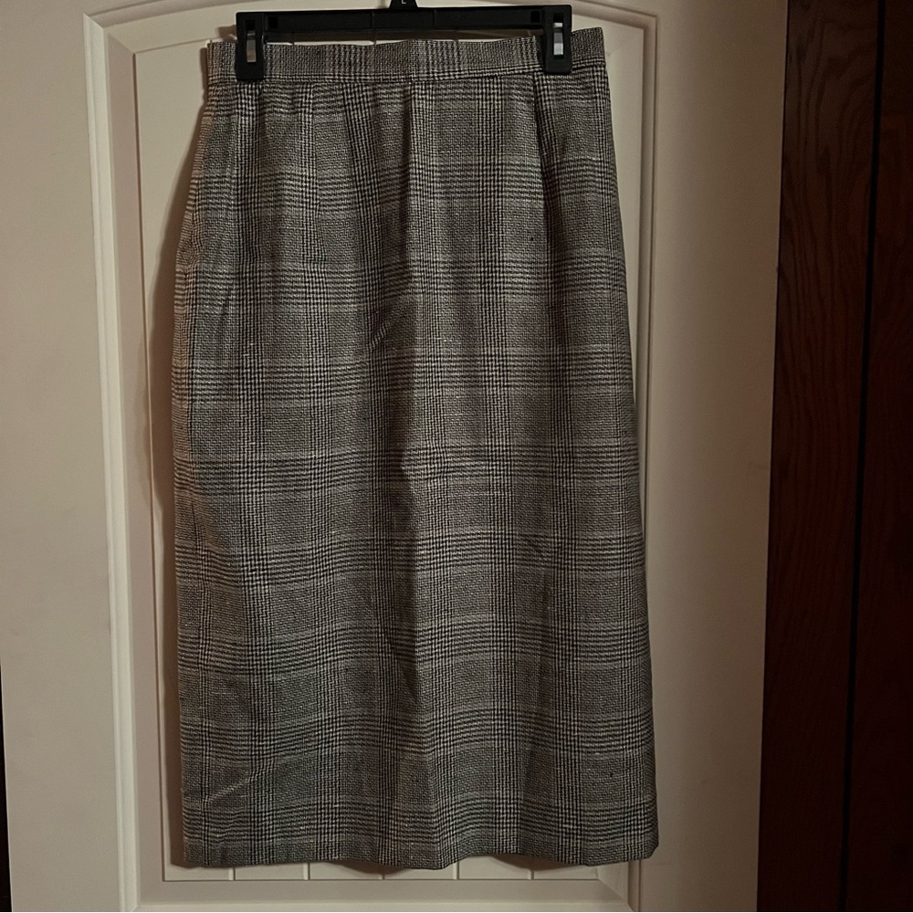 Vintage Burberry Pencil Skirt